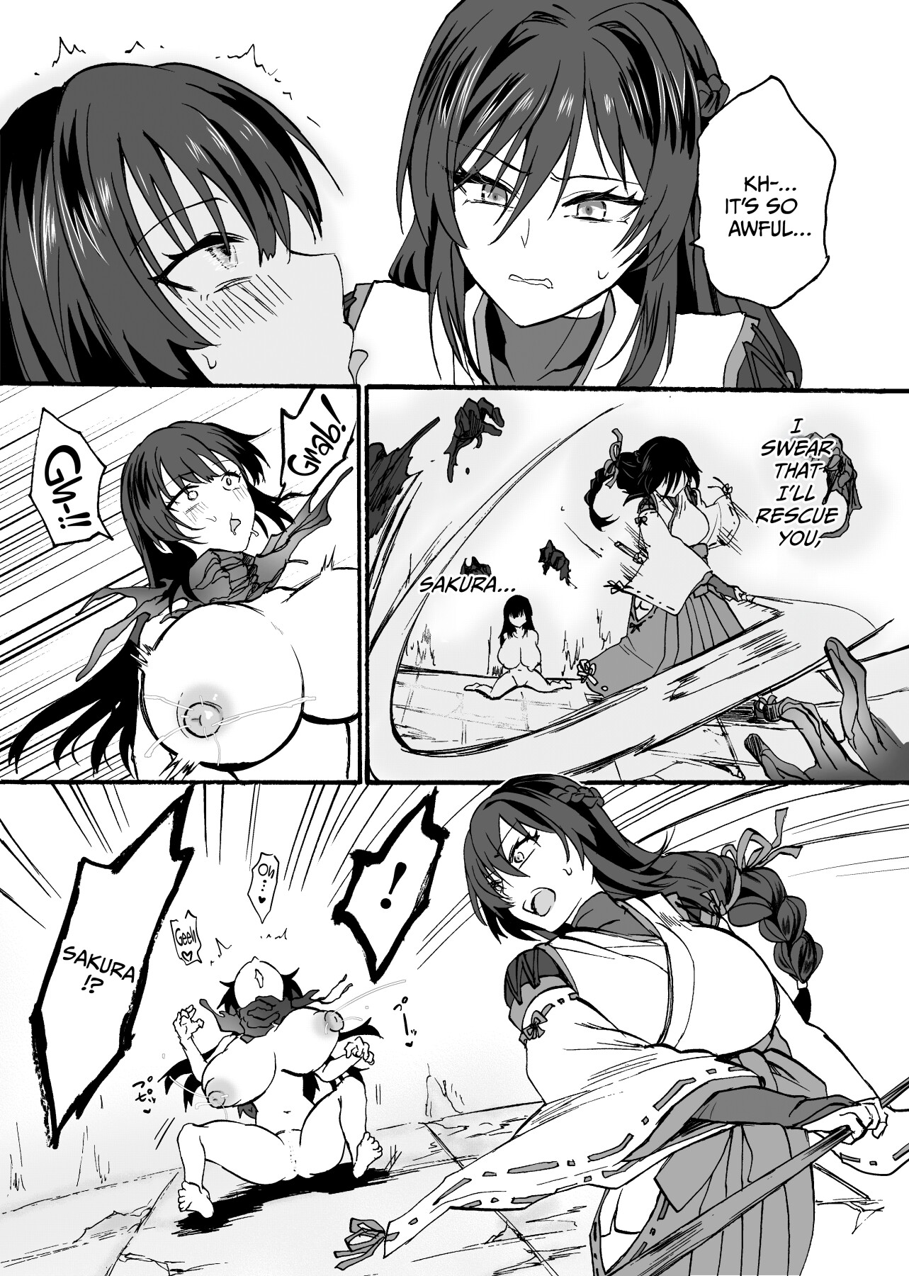 Hentai Manga Comic-Supernatural Incident ~ Exorcist Momiji Tsubaki's Case-Read-8